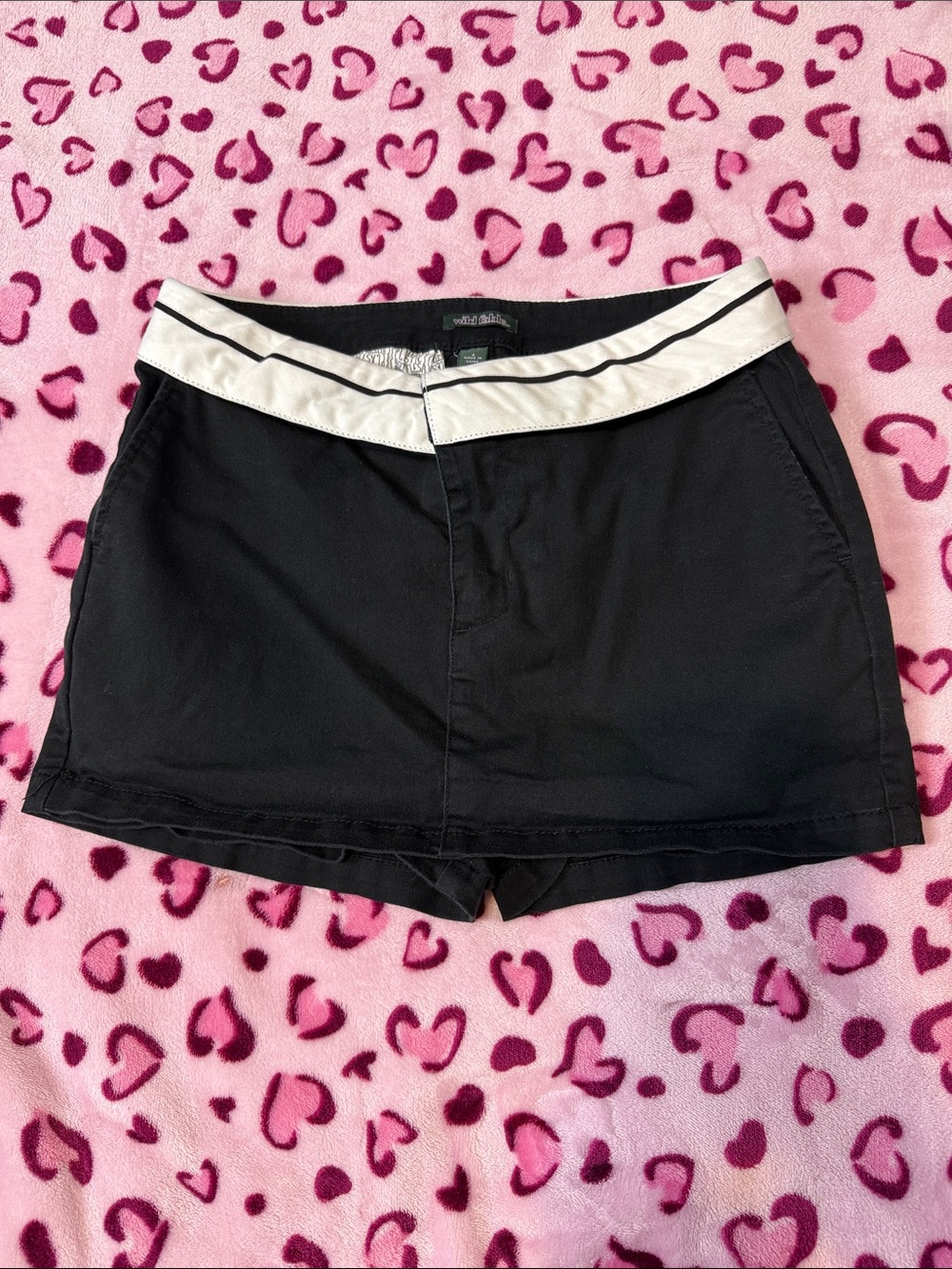 Wild fable black skort size 4